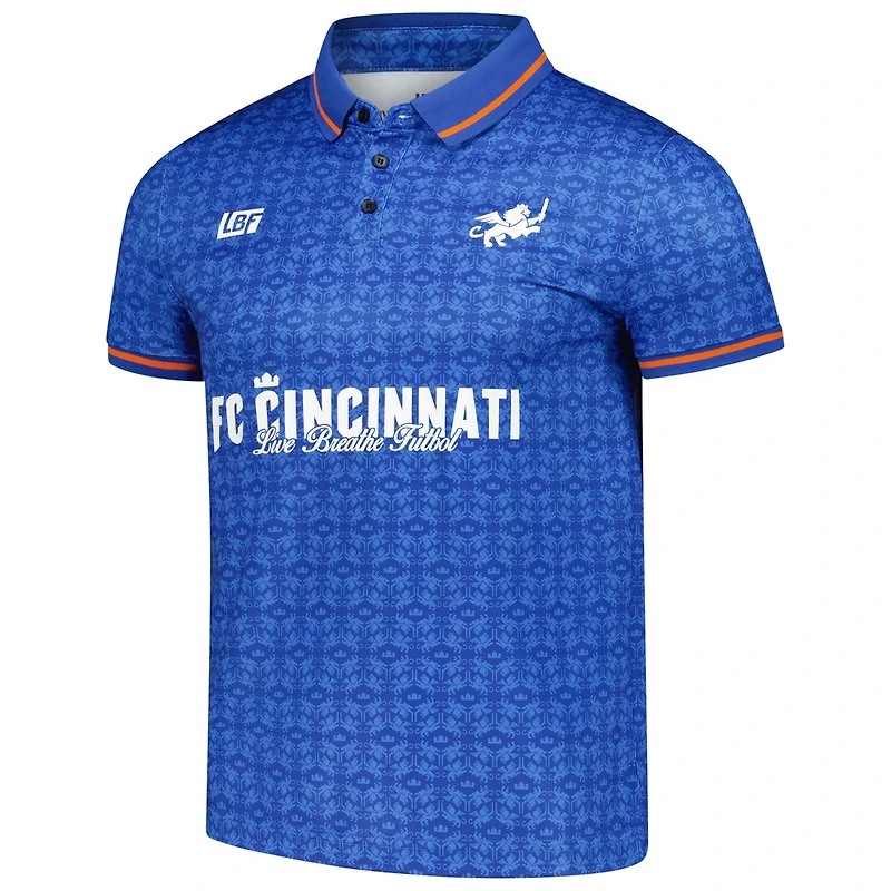 Unisex Live Breathe Futbol FC Cincinnati Polo