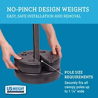 US Weight 20 lb Tailgater Canopy Weights