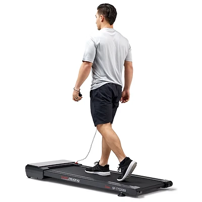 Sunny Health & Fitness Sleek Stride Smart Compact Auto Incline Treadpad Treadmill