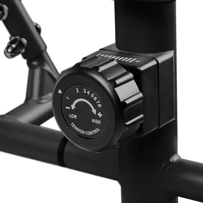 Sunny Health & Fitness Smart Magnetic Resistance Dual Action Recumbent Elliptical Trainer with Bluetooth