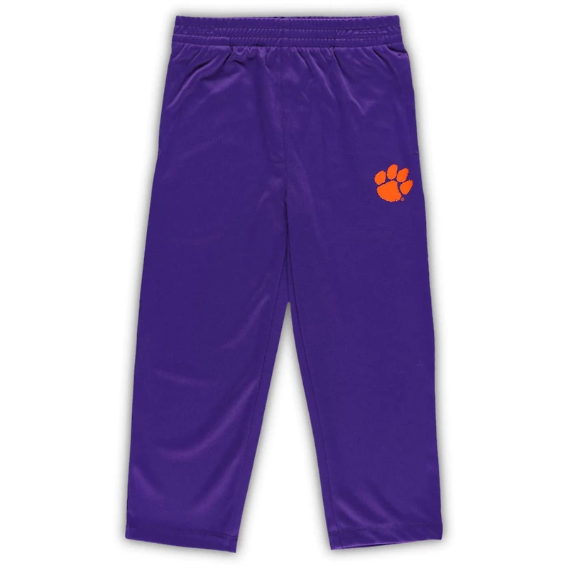 /Purple Clemson Tigers Red Zone Jersey Pants Set