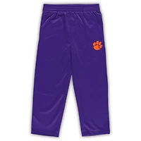 /Purple Clemson Tigers Red Zone Jersey  Pants Set