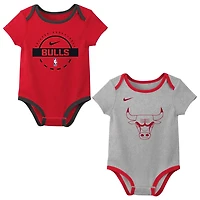 Newborn Nike Chicago Bulls Two-Piece Bodysuit Set