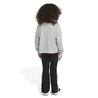 adidas 2-Piece Long Sleeve Graphic T-shirt and Flare Pant Set
