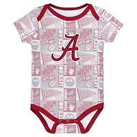 Alabama Tide Sunday Comics 3-Pack Bodysuit Set