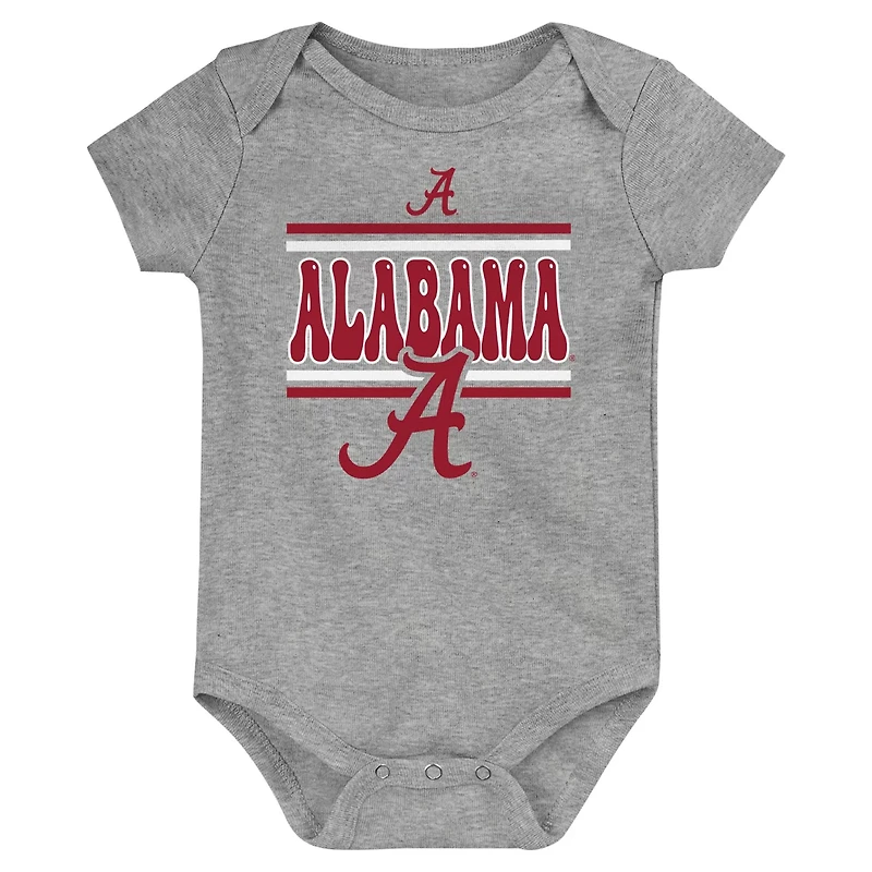 Alabama Tide Sunday Comics 3-Pack Bodysuit Set