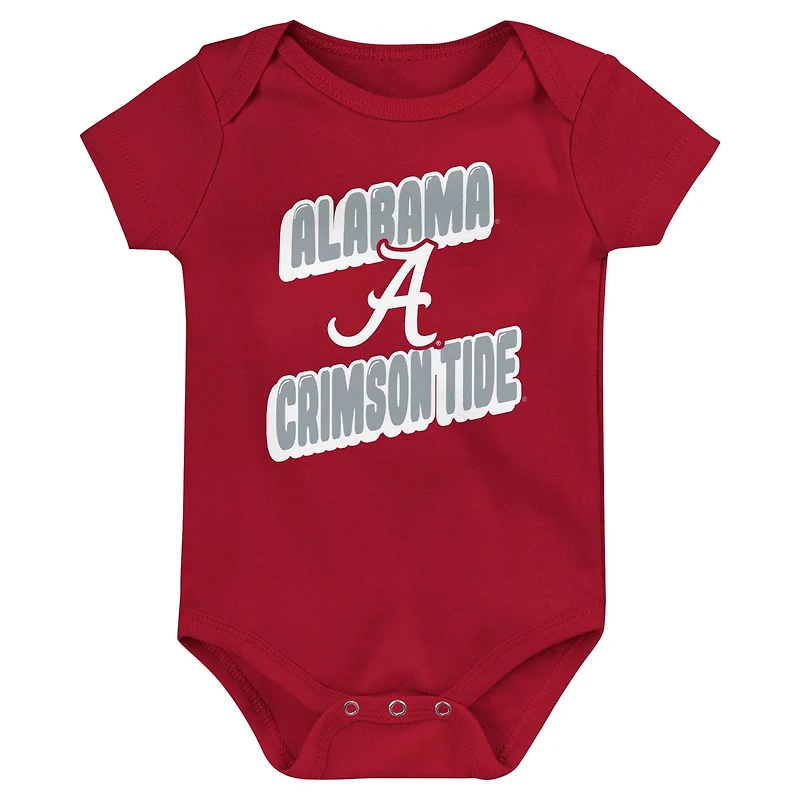 Alabama Tide Sunday Comics 3-Pack Bodysuit Set