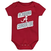 Alabama Tide Sunday Comics 3-Pack Bodysuit Set