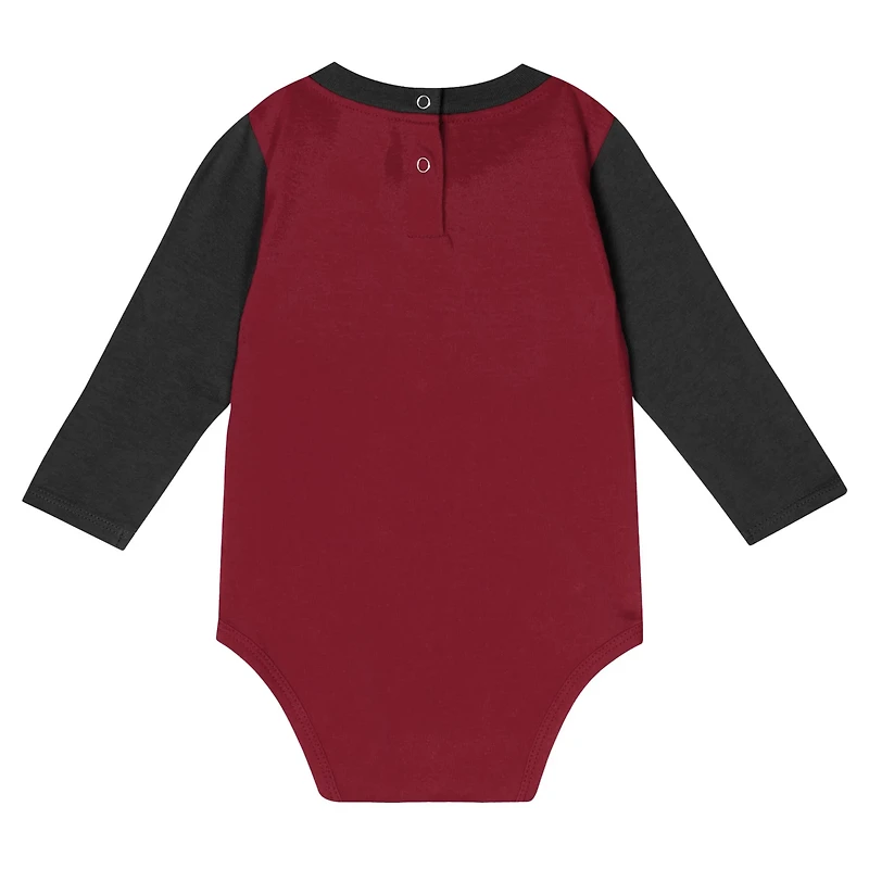 Arkansas Razorbacks Double Up Long Sleeve Bodysuit Pant Set