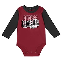 Arkansas Razorbacks Double Up Long Sleeve Bodysuit  Pant Set