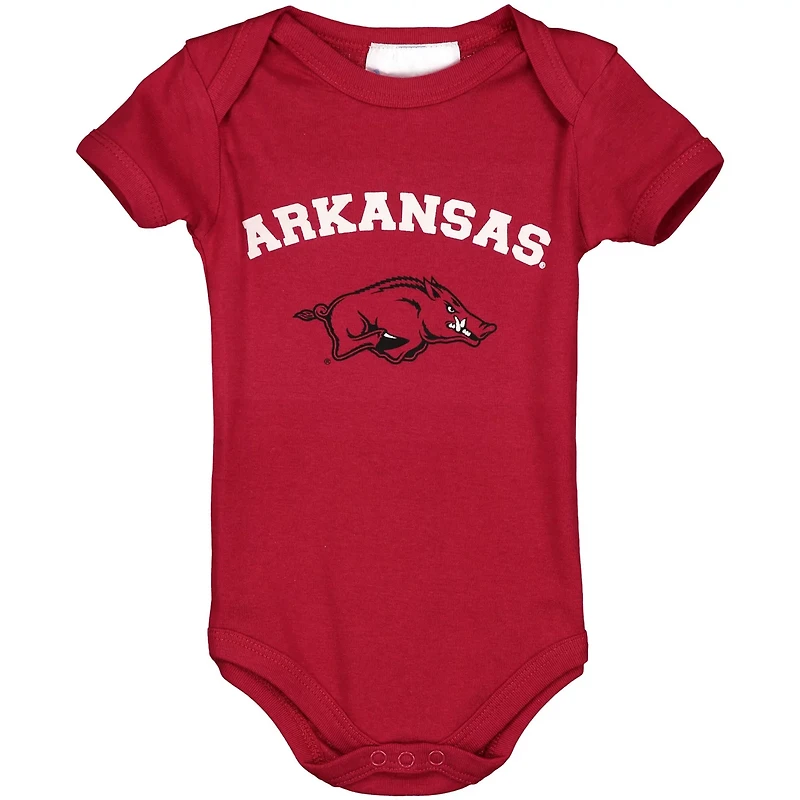 Cardinal Arkansas Razorbacks Arch  Logo Bodysuit
