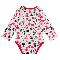 Chicago Blackhawks Quick Learner Long Sleeve Bodysuit