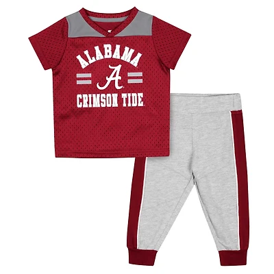 Colosseum /Heather Gray Alabama Tide Ka-Boot-It Jersey  Pants Set