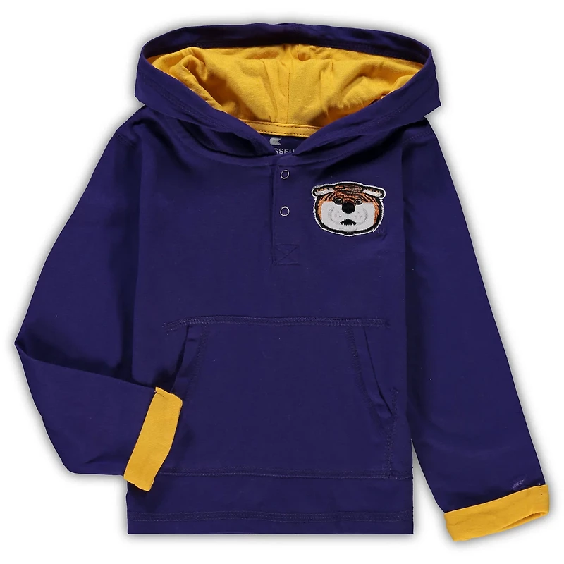 Colosseum Heathered Gray LSU Tigers Poppies Hoodie and Sweatpants Set