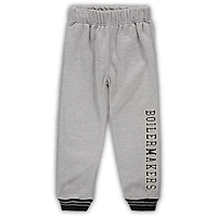 Colosseum Heathered Gray Purdue Boilermakers Poppies Hoodie and Sweatpants Set