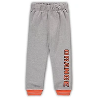 Colosseum Heathered Gray Syracuse Poppies Hoodie and Sweatpants Set