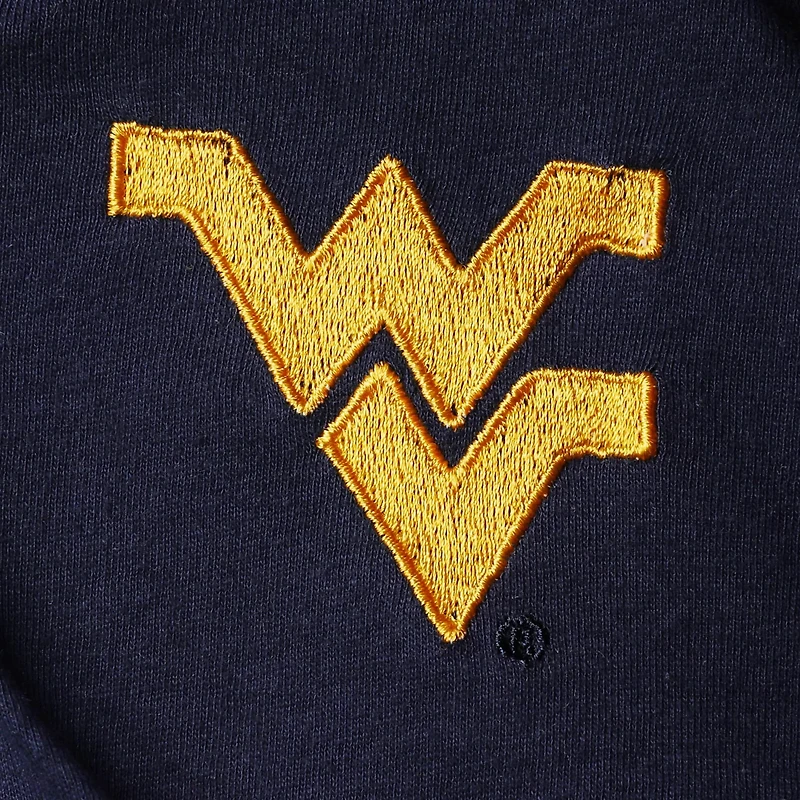 Colosseum Heathered Gray West Virginia Mountaineers Poppies Hoodie and Sweatpants Set