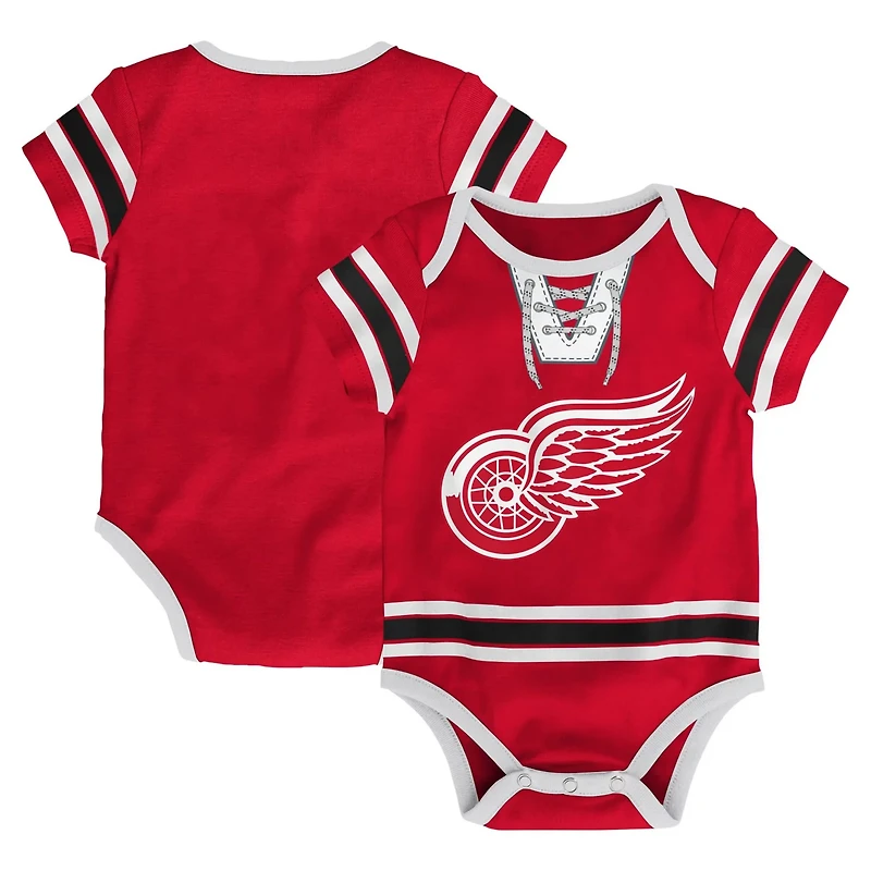 Detroit Wings Hockey Jersey Bodysuit