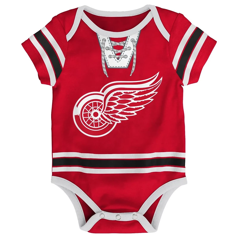 Detroit Wings Hockey Jersey Bodysuit