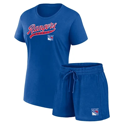 Fanatics New York Rangers Start to Finish T-Shirt  Shorts Combo Pack