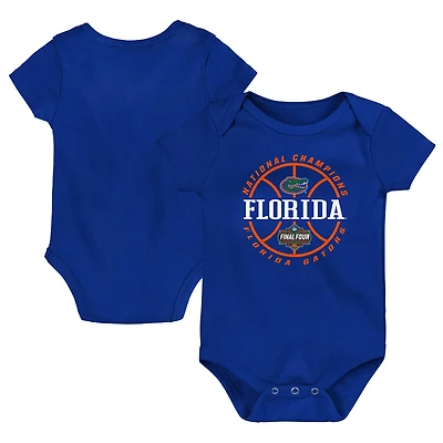 Newborn Florida Gators 2025 NCAA Men's Basketball National Champions Slam Dunk Bodysuit