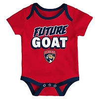 Florida Panthers Loyal Buddies Three-Pack Bodysuit Set