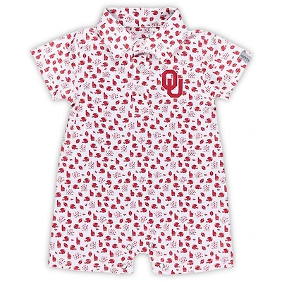 Garb Oklahoma Sooners Earnest Polo Romper