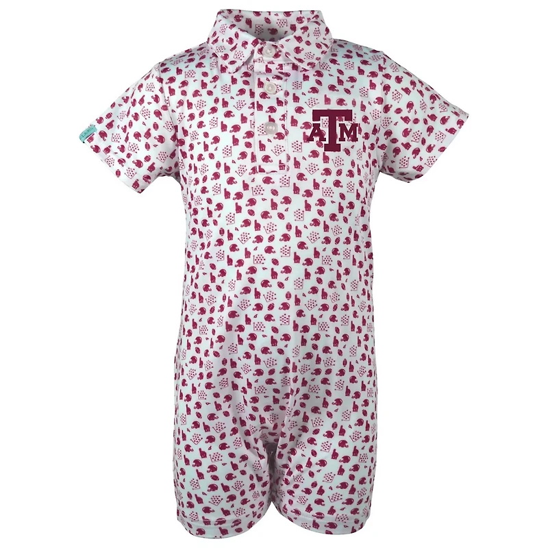 Garb Texas AM Aggies Earnest Polo Romper