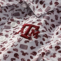 Garb Texas AM Aggies Tom Allover Print Performance Polo Bodysuit