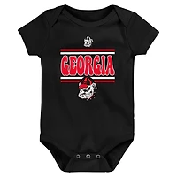 Georgia Bulldogs Sunday Comics 3-Pack Bodysuit Set
