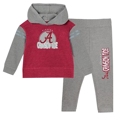 Girls Alabama Tide Clubhouse Pullover Hoodie Legging Set
