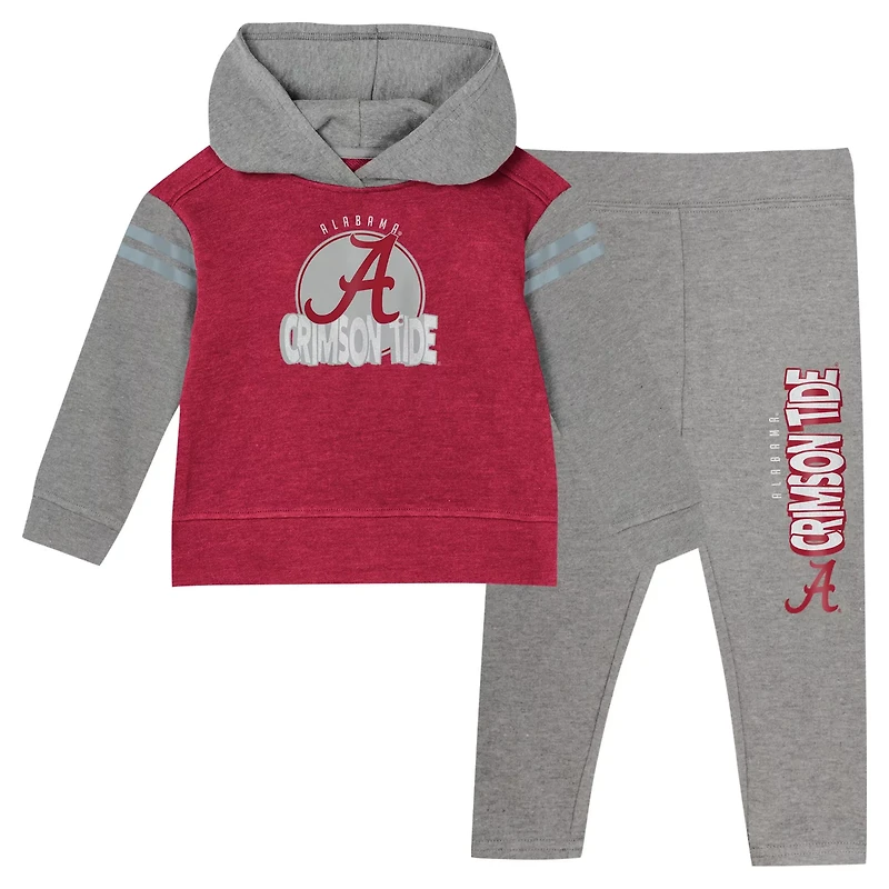 Girls Alabama Tide Clubhouse Pullover Hoodie and Legging Set
