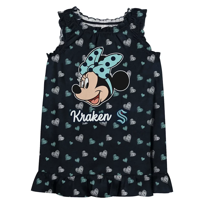 Girls Deep Sea Seattle Kraken 2-Piece Minnie Mouses Bow Tank Top  Bloomers Set