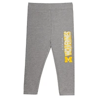 Girls Juvenile Michigan Wolverines Preschool Clubhouse Pullover Hoodie  Legging Set
