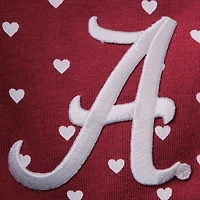 Girls Newborn  Alabama Tide Hearts Bodysuit and Headband Set