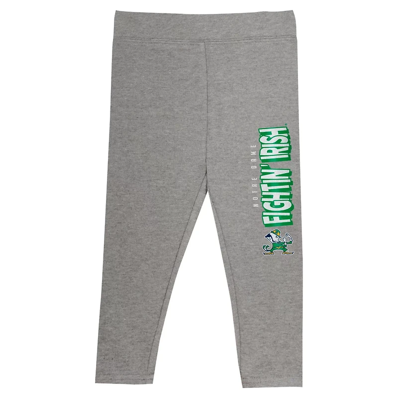 Girls Notre Dame Fighting Irish Clubhouse Pullover Hoodie Legging Set