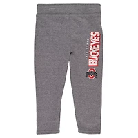 Girls Ohio State Buckeyes Clubhouse Pullover Hoodie and Legging Set