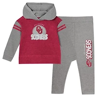 Girls Oklahoma Sooners Clubhouse Pullover Hoodie and Legging Set