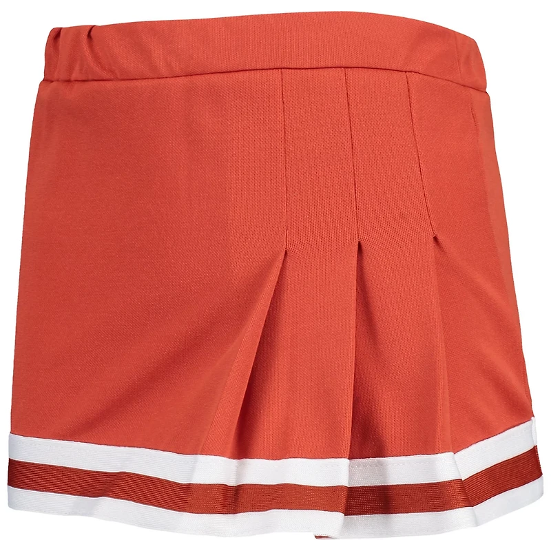 Girls Youth Texas Longhorns Two-Piece Cheer Set