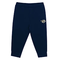Gold Nashville Predators Puck Hero Fleece Hoodie and Sweatpants Set