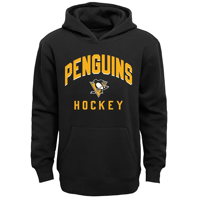 /Heather Gray Pittsburgh Penguins Play by Play Pullover Hoodie  Pants Set