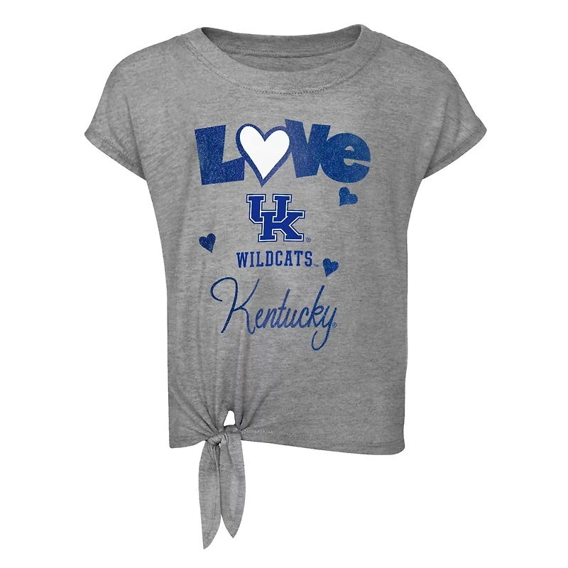 Heathered Gray/ Kentucky Wildcats Forever Love Team T-Shirt  Leggings Set