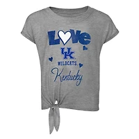 Heathered Gray/ Kentucky Wildcats Forever Love Team T-Shirt  Leggings Set