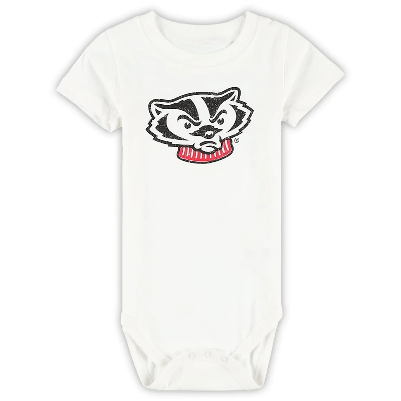 Infant Wes  Willy Wisconsin Badgers Three-Pack Bodysuit Set