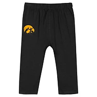 Iowa Hawkeyes Double Up Long Sleeve Bodysuit  Pant Set