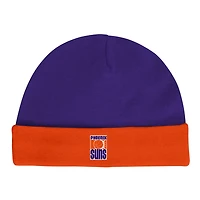 Mitchell  Ness /Orange Phoenix Suns Hardwood Classics Bodysuits  Cuffed Knit Hat Set