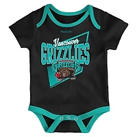 Mitchell  Ness Turquoise Vancouver Grizzlies Hardwood Classics Bodysuits Cuffed Knit Hat Set