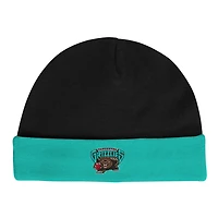 Mitchell  Ness Turquoise Vancouver Grizzlies Hardwood Classics Bodysuits Cuffed Knit Hat Set
