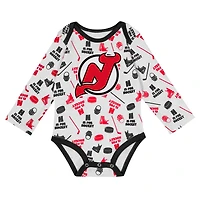 New Jersey Devils Quick Learner Long Sleeve Bodysuit