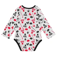 New Jersey Devils Quick Learner Long Sleeve Bodysuit